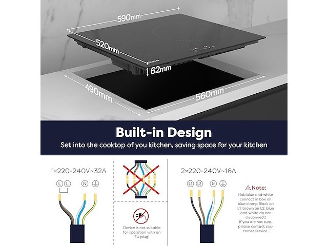 Ciarra cabbih3-a inductieplaat - afbeelding 2 van  4