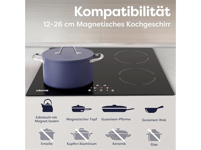 Ciarra cabbih4-a inductiekookplaat - afbeelding 2 van  6
