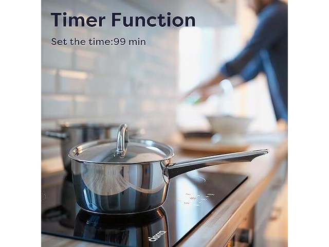 Ciarra cabbih4-c inbouw inductiekookplaat (4 zones) - afbeelding 2 van  7