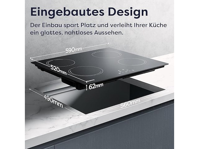 Ciarra cabbih4-e inductiekookplaat (60 cm) - afbeelding 6 van  6