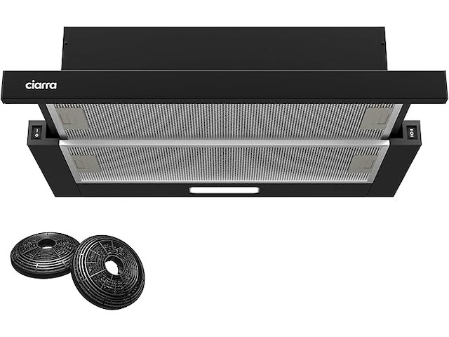 Ciarra cbcb6906d a++ platte afzuigkap (60 cm) - afbeelding 1 van  6