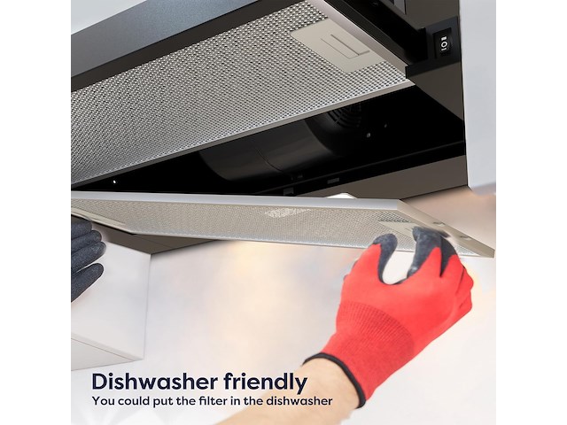 Ciarra cbcb6906d a++ platte afzuigkap (60 cm) - afbeelding 5 van  6