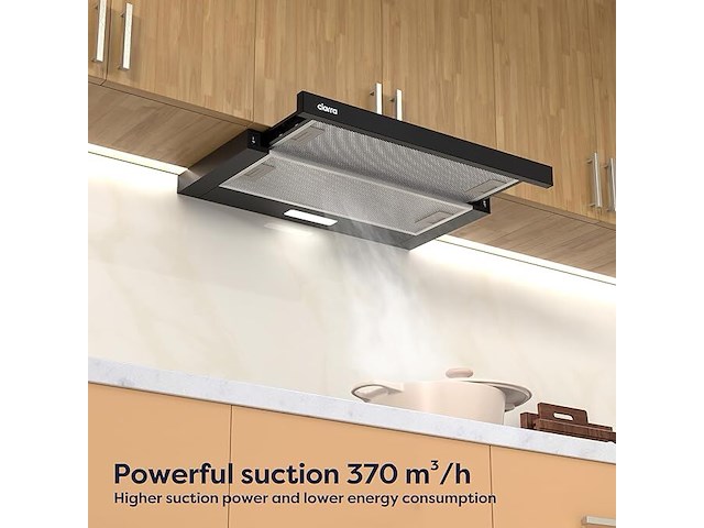 Ciarra cbcb6906d a++ platte afzuigkap (60 cm) - afbeelding 6 van  6