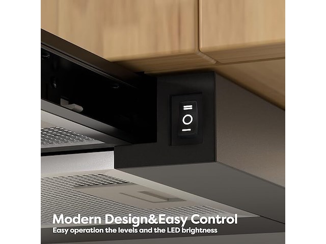 Ciarra cbcb6906d a++ platte afzuigkap (60 cm) - afbeelding 2 van  6