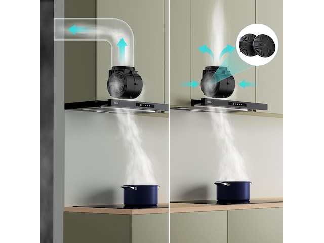 Ciarra cbcb6909a a+ afzuigkap (60 cm) - afbeelding 2 van  8