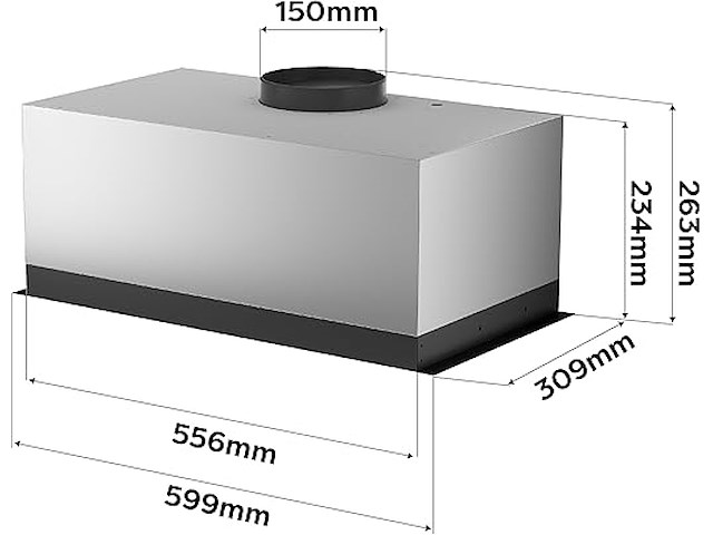 Ciarra cbcb6926a a+++ inbouwafzuigkap - afbeelding 2 van  6