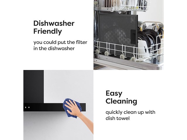 Ciarra cbcb9102 afzuigkap (90cm) - afbeelding 5 van  7