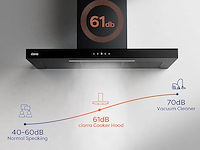 Ciarra cbcb9102 afzuigkap (90cm) - afbeelding 6 van  7