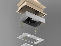 Ciarra cbcs5913a afzuigkap (52 cm) - afbeelding 2 van  6