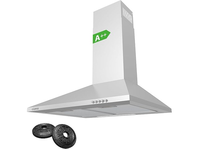 Ciarra cbcs6201 wandfzuigkap (60cm) - afbeelding 1 van  7