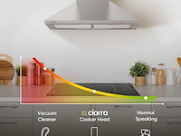 Ciarra cbcs6201 wandfzuigkap (60cm) - afbeelding 3 van  7