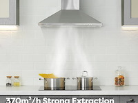 Ciarra cbcs6201 wandfzuigkap (60cm) - afbeelding 6 van  7