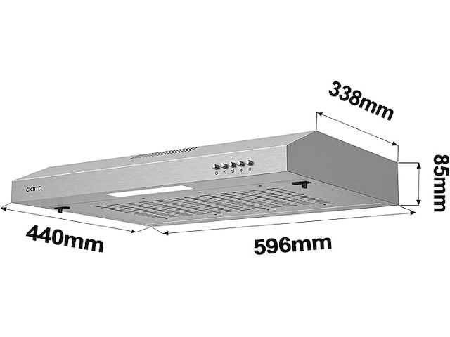 Ciarra cbcs6903 afzuigkap (60 cm) - afbeelding 4 van  9