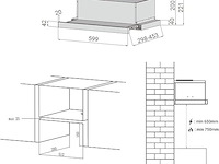 Ciarra cbcs6906d afzuigkap - afbeelding 2 van  5