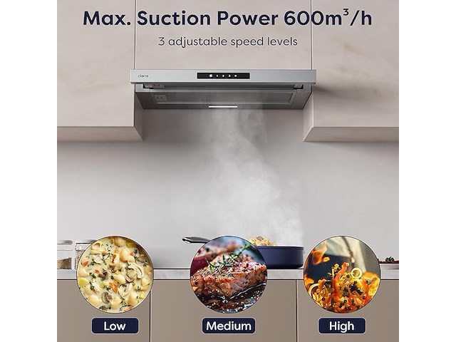 Ciarra cbcs6909a a+ afzuigkap (60 cm) - afbeelding 13 van  14