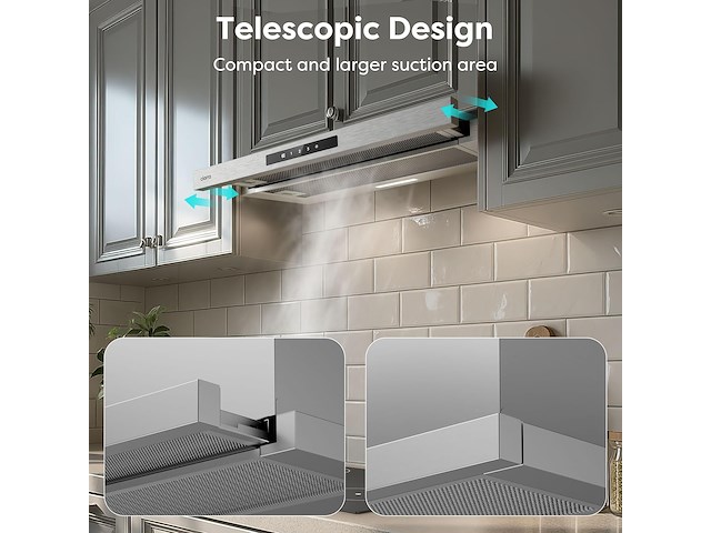 Ciarra cbcs6909a a+ afzuigkap (60 cm) - afbeelding 14 van  14