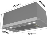 Ciarra cbcs6926a inbouwafzuigkap - afbeelding 2 van  4