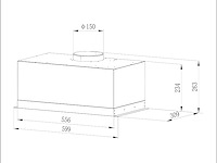 Ciarra cbcs6926a inbouwafzuigkap - afbeelding 3 van  4