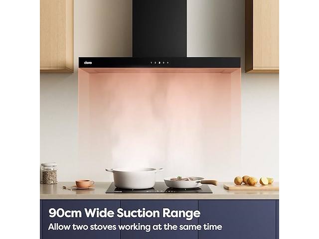 Ciarra cbcs9102 a+++ afzuigkap (90cm) - afbeelding 3 van  7