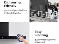 Ciarra cbcs9102 a+++ afzuigkap (90cm) - afbeelding 5 van  7