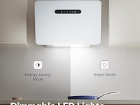 Ciarra cbcw6736k hoekige afzuigkap (60 cm) - afbeelding 3 van  7