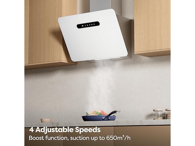 Ciarra cbcw6736k hoekige afzuigkap (60 cm) - afbeelding 6 van  7