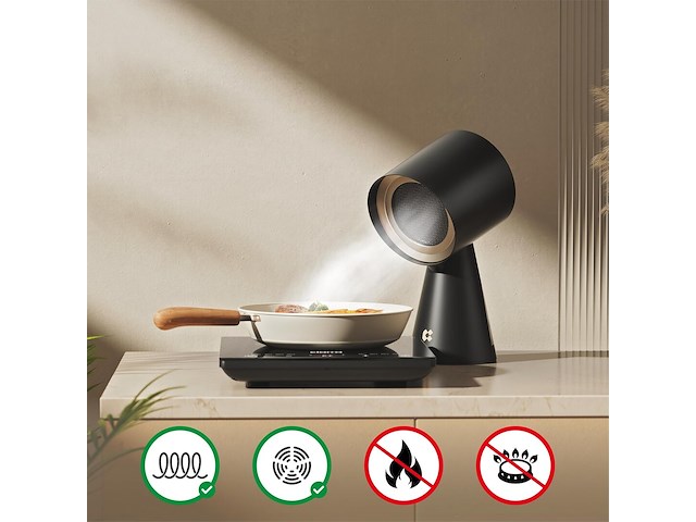 Ciarra cbphb01 mini afzuigkap (zwart) - afbeelding 4 van  6