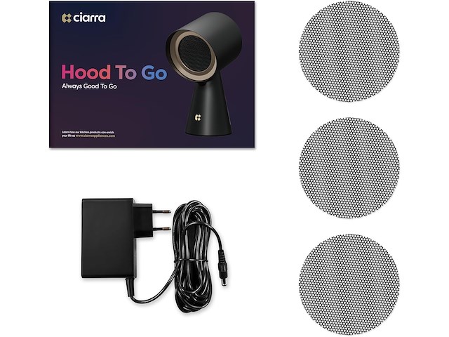 Ciarra cbphb01 mini afzuigkap (zwart) - afbeelding 5 van  6