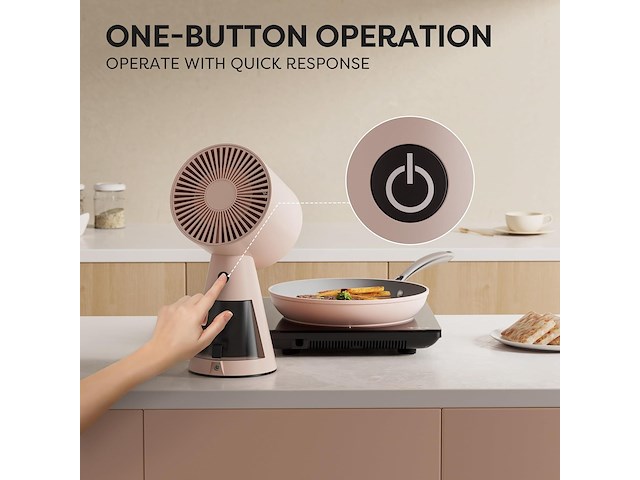 Ciarra cbphp01 mini-afzuigkap (roze) - afbeelding 5 van  7