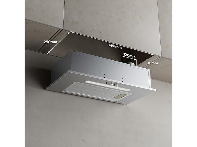 Ciarra geïntegreerde afzuigkap (52 cm) - afbeelding 5 van  6