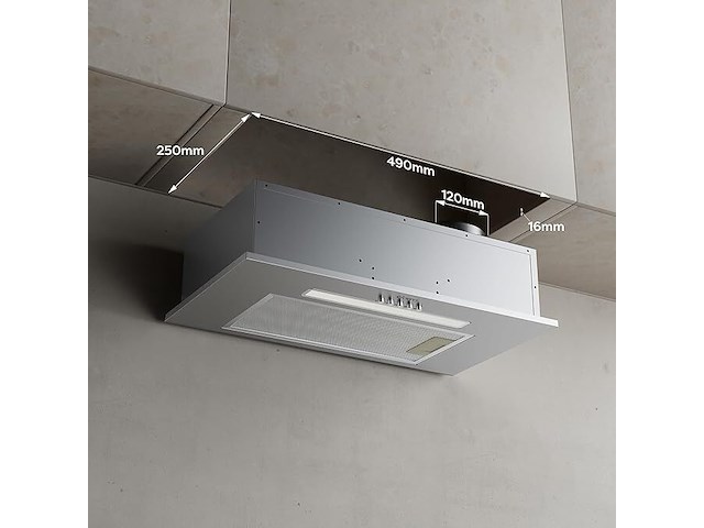 Ciarra geïntegreerde afzuigkap (52 cm) - afbeelding 5 van  6