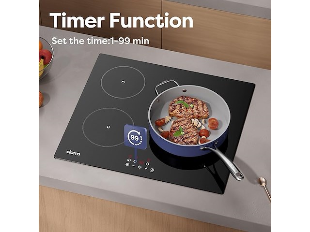 Ciarra inbouw inductiekookplaat (3 zones) - afbeelding 6 van  7