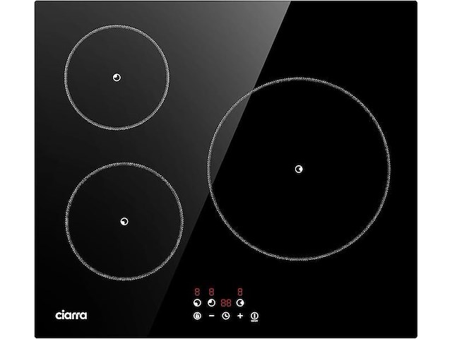 Ciarra inbouw inductiekookplaat (3 zones) - afbeelding 1 van  7