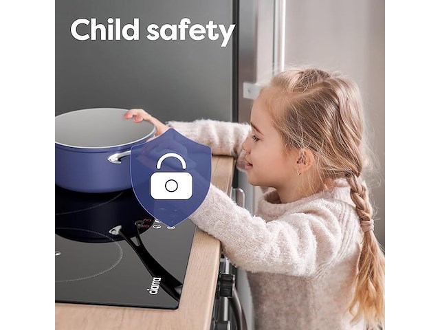 Ciarra inbouw inductiekookplaat (3 zones) - afbeelding 3 van  7