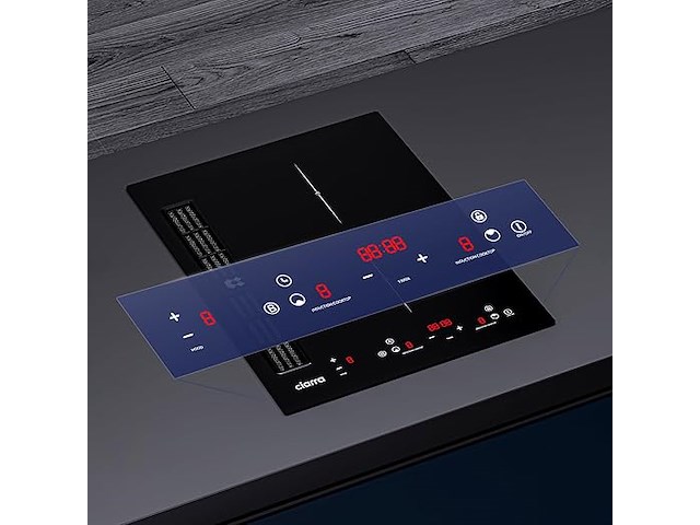 Ciarra one cbbeh392b inductiekookplaat met afzuigsysteem (39 cm) - afbeelding 4 van  5