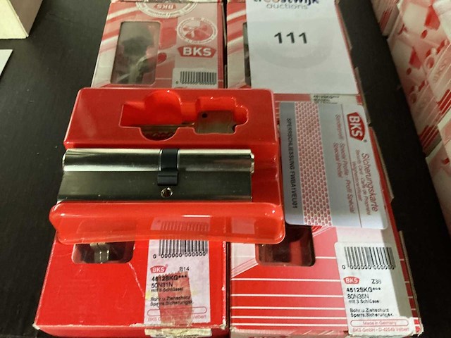 Cilinder slot inclusief 3 sleutels + beveiligingskaart - afbeelding 1 van  1