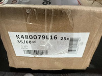 Cilinder sloten inclusief 3 sleutels (25x) - afbeelding 2 van  2