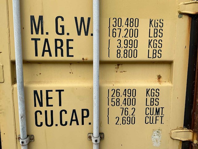 Cimc zeecontainer 40 voet - afbeelding 21 van  24