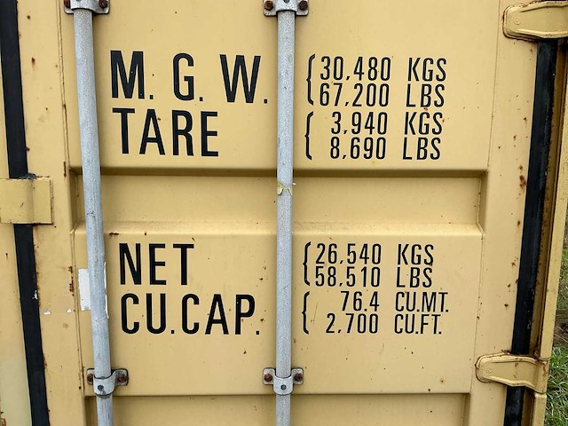 Cimc zeecontainer 40 voet - afbeelding 22 van  27