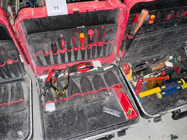 Cimco gereedschapskoffer (5x) - afbeelding 2 van  3