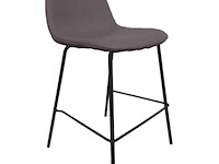 Cindy barstoel grijs velvet - afbeelding 1 van  1