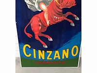 Cinzano-emailplaque - afbeelding 2 van  2