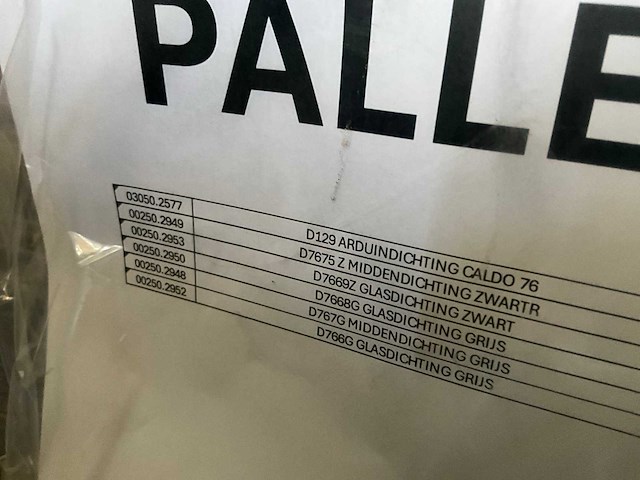 Circa 2800 meter diverse dichtingen waaronder voor glas (kp1010) - afbeelding 9 van  11