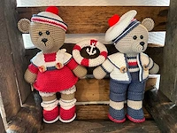 Circa 61 gehaakte poppen & knuffels - afbeelding 7 van  17