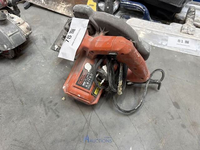 Circkelzaag black+decker cs1250l - afbeelding 1 van  3