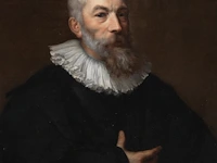 Circle of anthony van dyck (1599-1641), a fine portrait of the painter marten pepijn, oil on canvas 80 x 65 cm. (31 1/2 x 25.58 in.), frame: 115 x 100 cm. (45.28 x 39.36 in.)