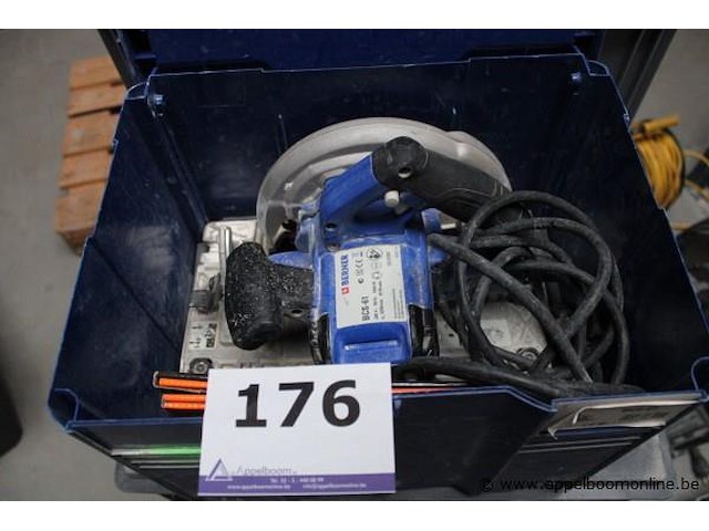 Cirkelzaag - berner - bcs-61 toebehoren - koffer - afbeelding 1 van  3