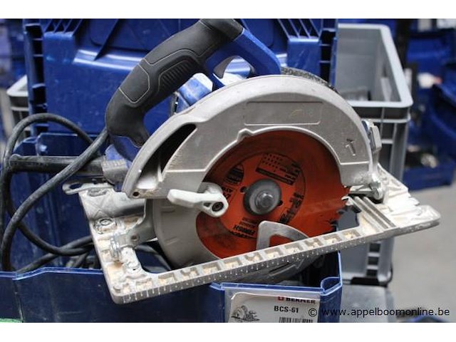 Cirkelzaag - berner - bcs-61 toebehoren - koffer - afbeelding 2 van  3