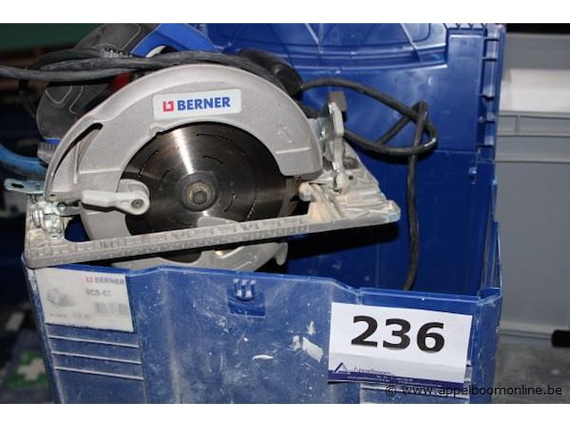 Cirkelzaag - berner - bcs-61 - afbeelding 1 van  2