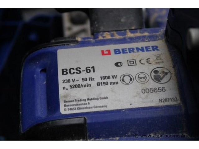 Cirkelzaag - berner - afbeelding 2 van  2